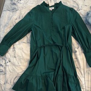 Sugarlips Green Pleated Dress
